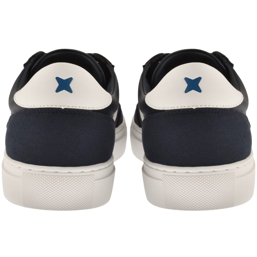 Image number 2 for HUGO Blue Morrie Tennis Trainers Dark Blue