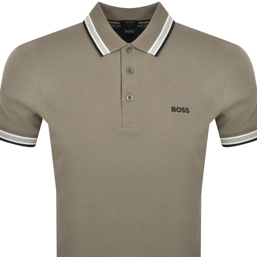 Image number 2 for BOSS Paddy Polo T Shirt Brown