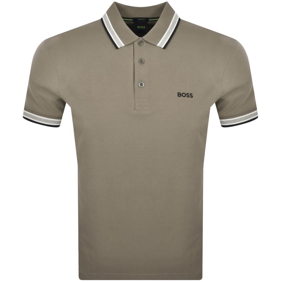 Image number 1 for BOSS Paddy Polo T Shirt Brown