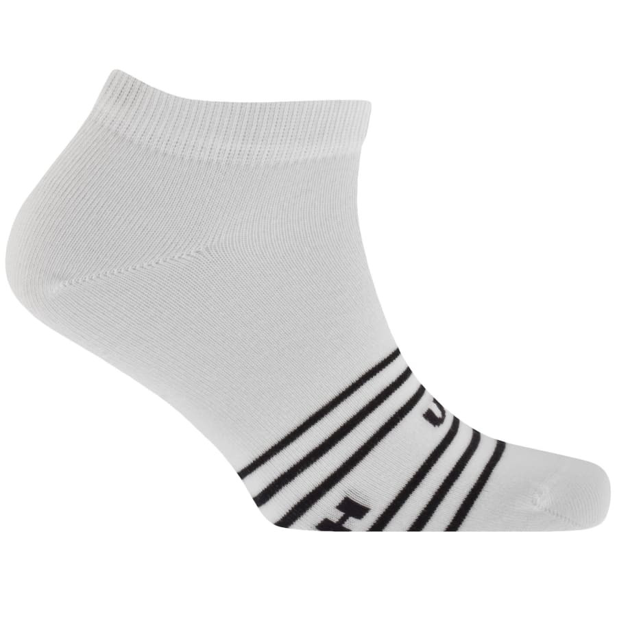 Image number 3 for HUGO 3 Pack Nautical Ankle Socks White