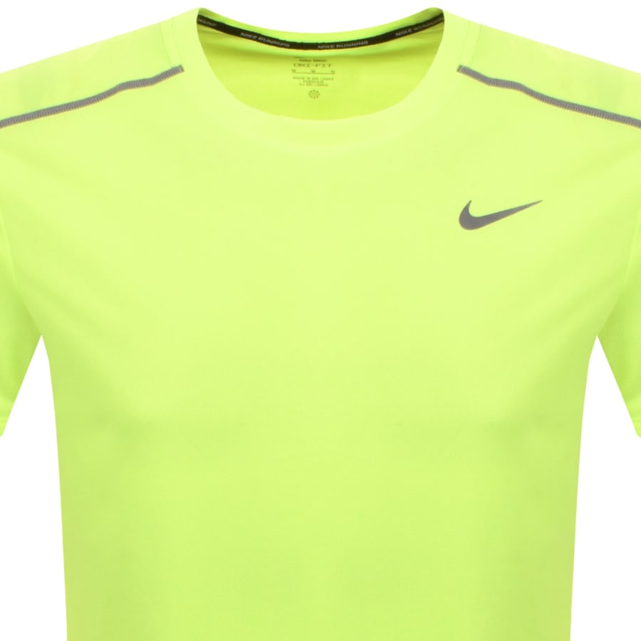 Image number 2 for Nike Running T Shirt Yelliow