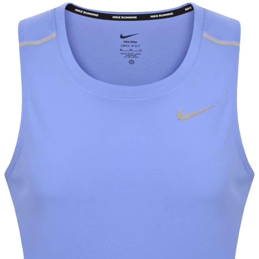 Image number 2 for Nike Running Vest Blue