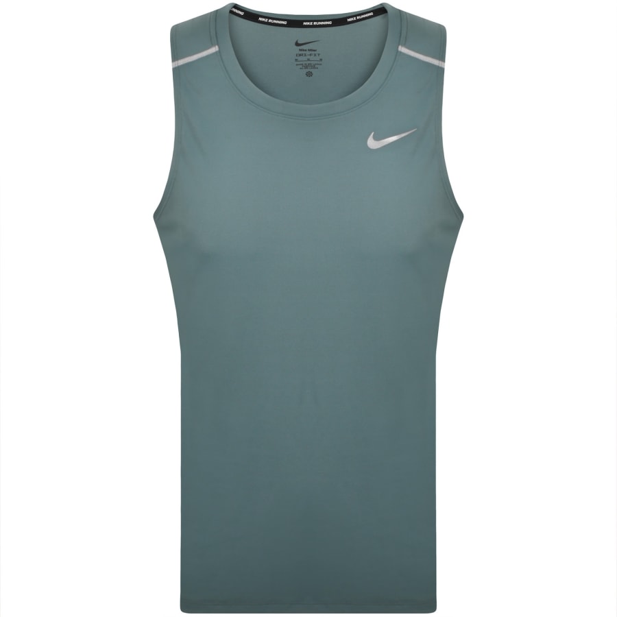 Image number 1 for Nike Running Vest Green