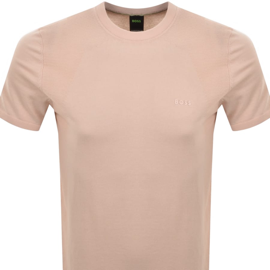 Image number 2 for BOSS Momentum Lite Knit T Shirt Orange
