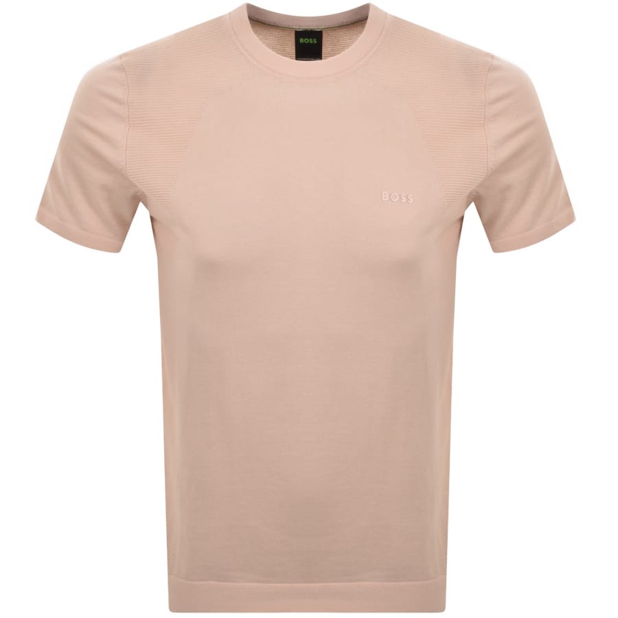 Image number 1 for BOSS Momentum Lite Knit T Shirt Orange