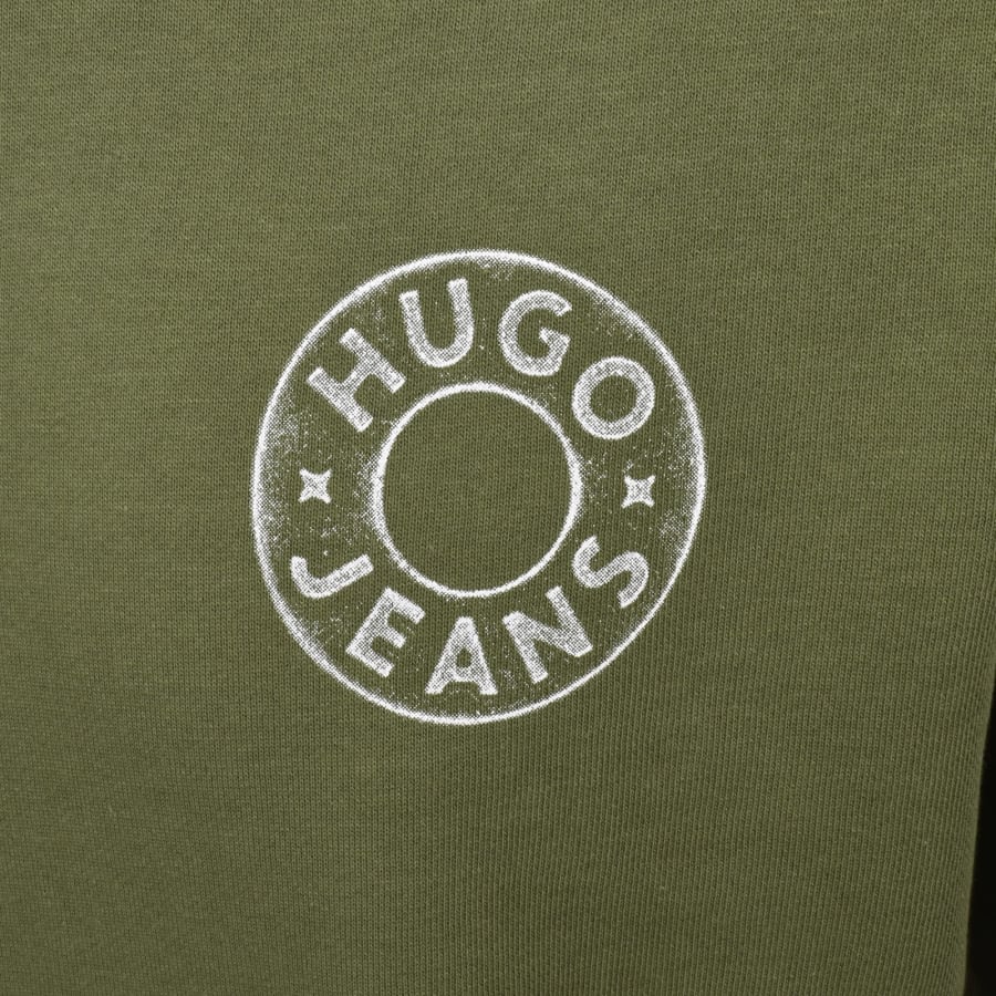 Image number 3 for HUGO Blue Nedos Sweatshirt Green