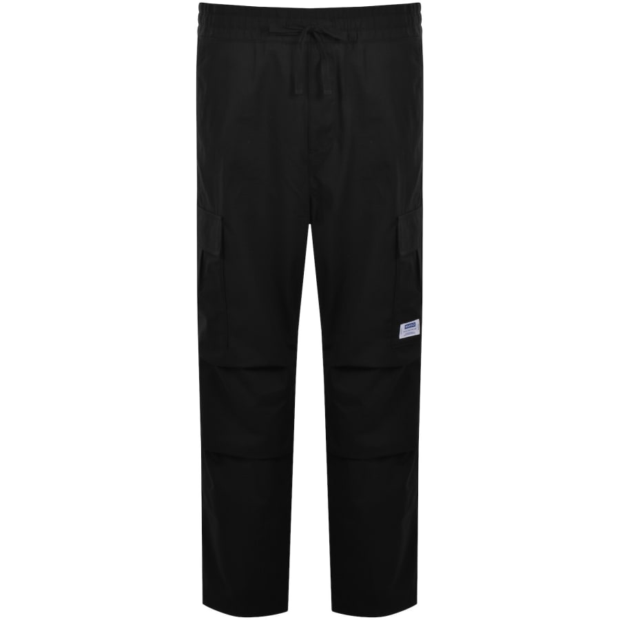Image number 2 for HUGO Blue Gadic242 Relaxed Fit Cargo Trousers Blac