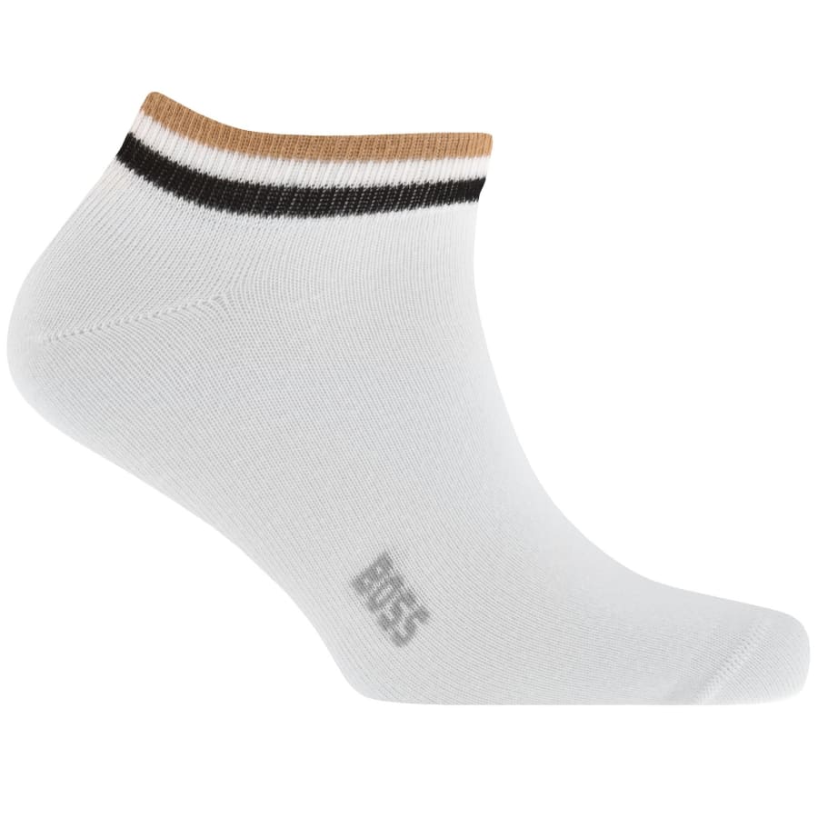 Image number 3 for BOSS 2 Pack Iconic Stripe Ankle Socks