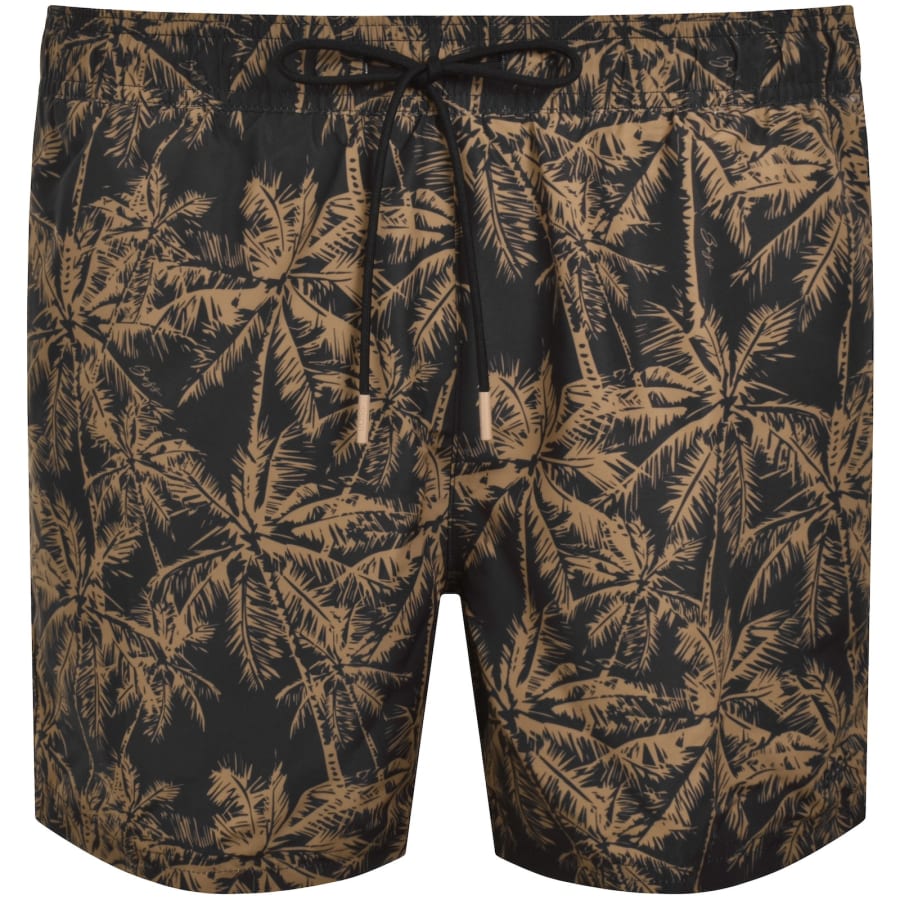 Image number 1 for BOSS Bream Swim Shorts Black