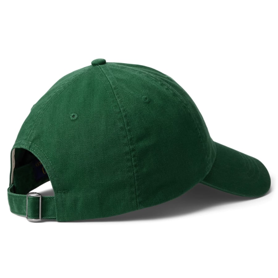 Image number 3 for Ralph Lauren Woven Baseball Cap Green