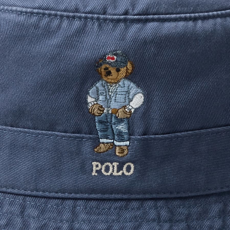 Image number 3 for Ralph Lauren Loft Bucket Hat Blue