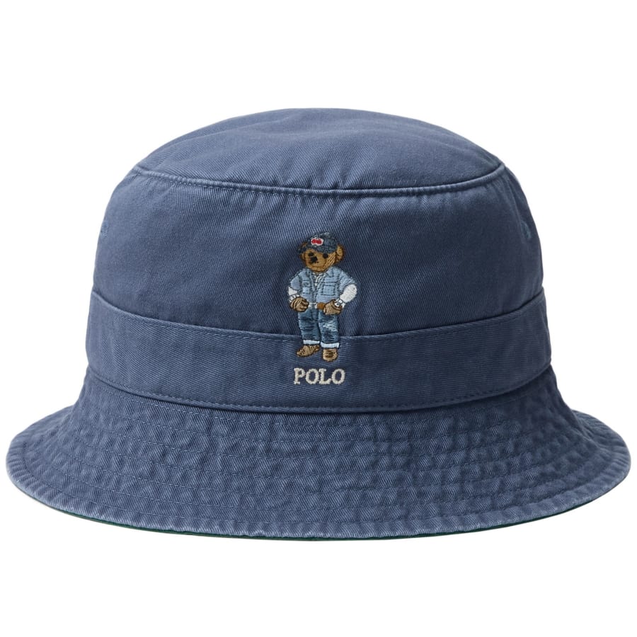 Image number 1 for Ralph Lauren Loft Bucket Hat Blue