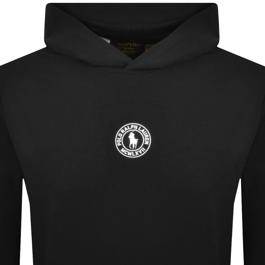 Image number 2 for Ralph Lauren Logo Hoodie Black