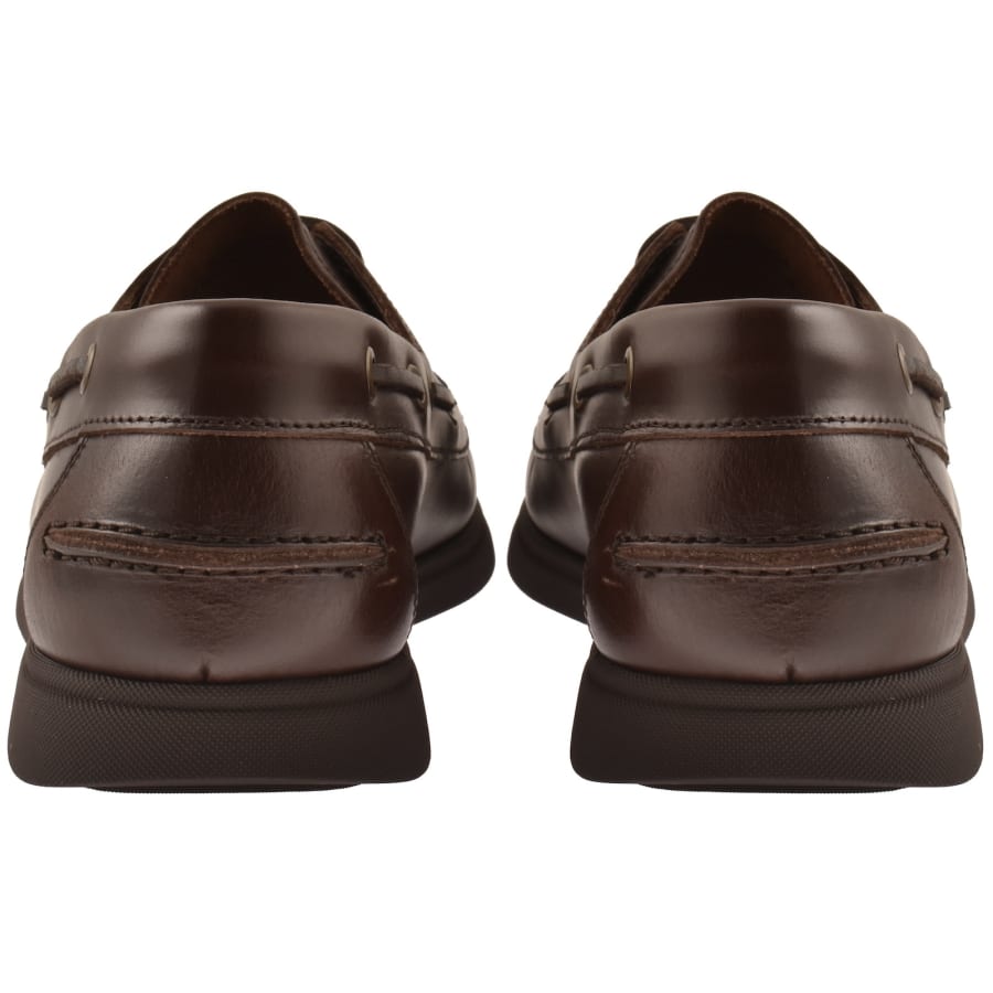 Image number 2 for BOSS Sienne Leather Loafers Dark Brown