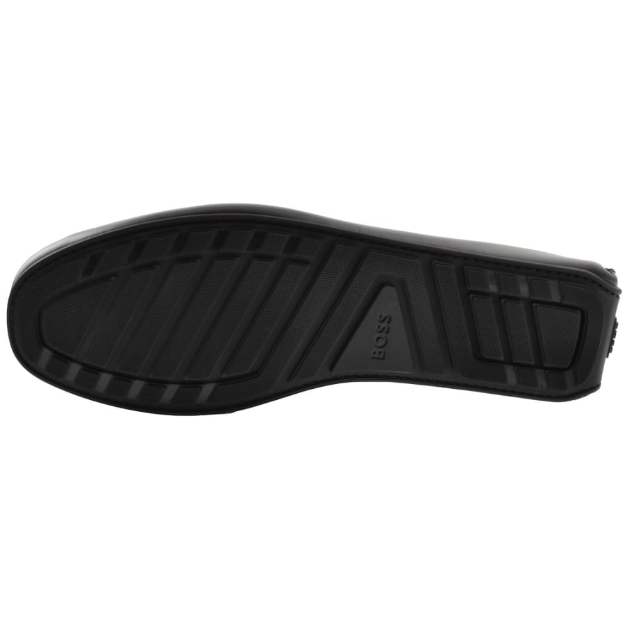 Image number 5 for BOSS Noel Leather Loafers Black