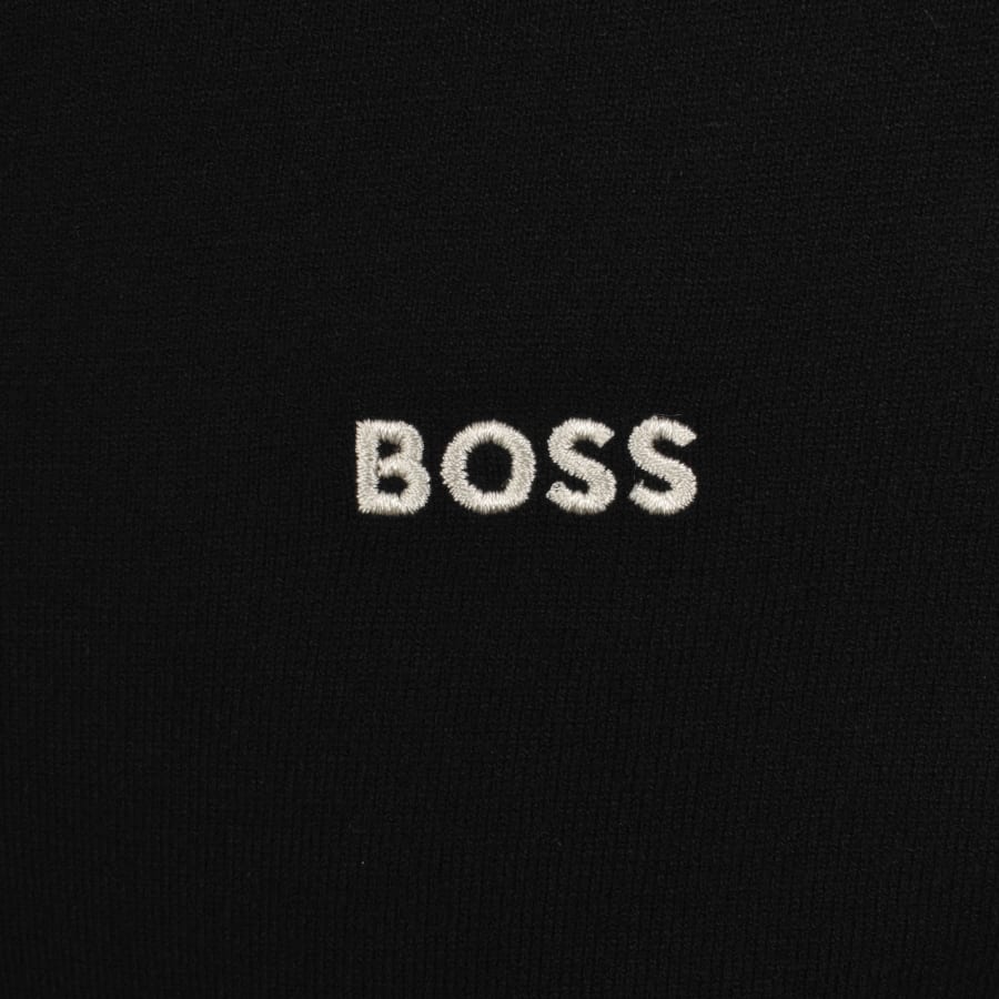 Image number 3 for BOSS GOC Swing Knit Polo Black