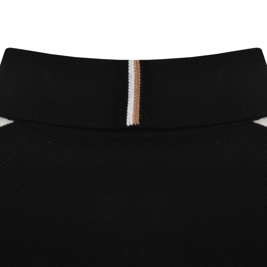Image number 4 for BOSS GOC Swing Knit Polo Black