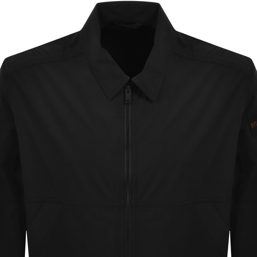 Image number 2 for BOSS Layok Full Zip Overshirt Black