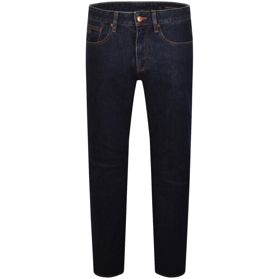 Image number 2 for Armani Exchange J14 Slim Fit Jeans Blue
