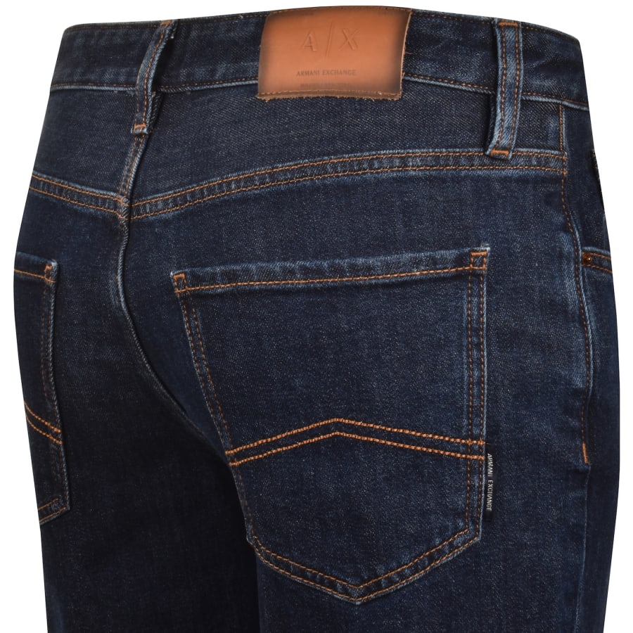 Image number 4 for Armani Exchange J14 Slim Fit Jeans Blue