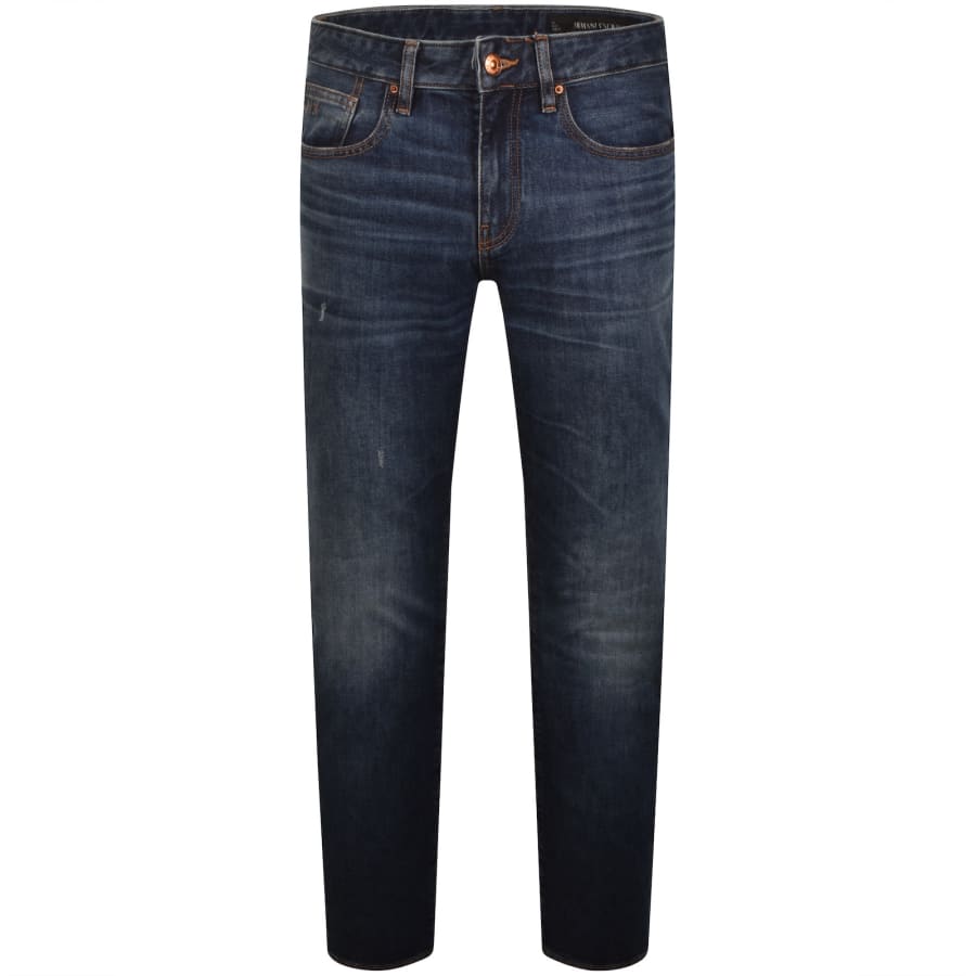 Image number 2 for Armani Exchange J14 Slim Fit Jeans Blue