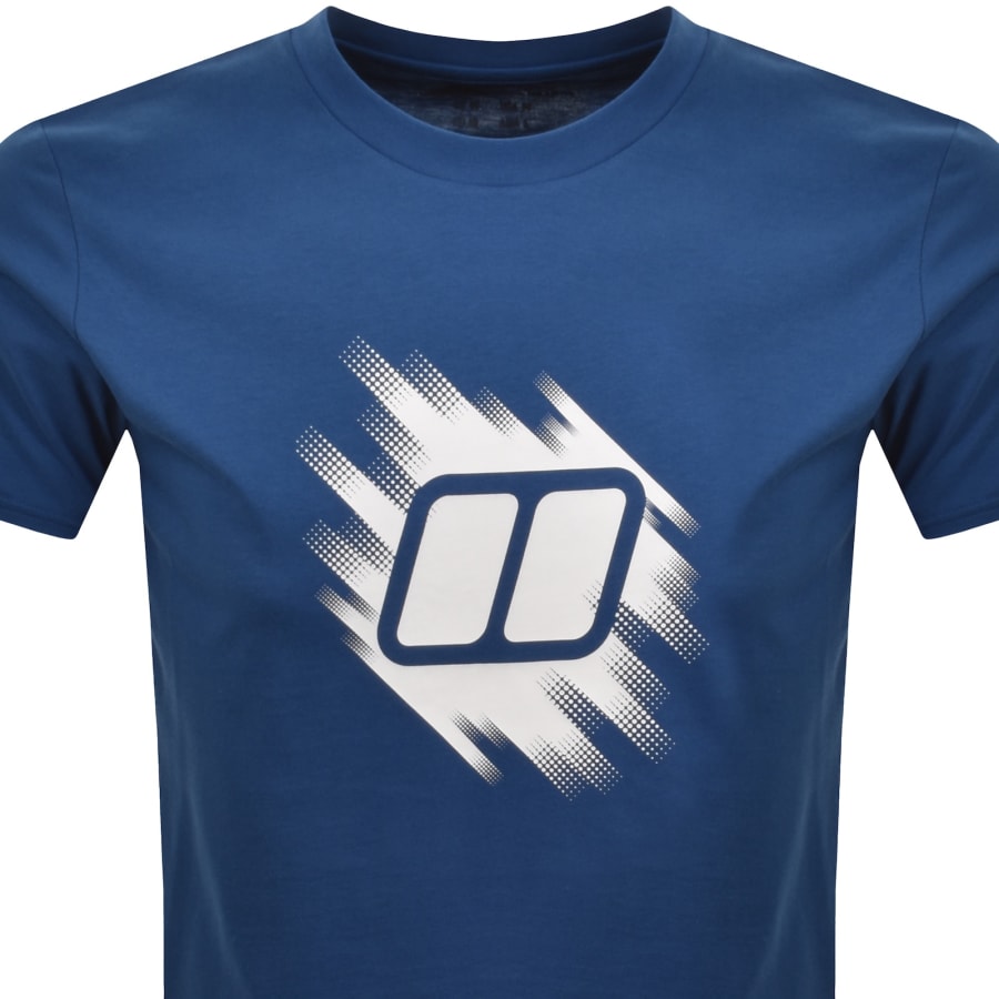 Image number 2 for Berghaus Sketched Blocks T Shirt Blue