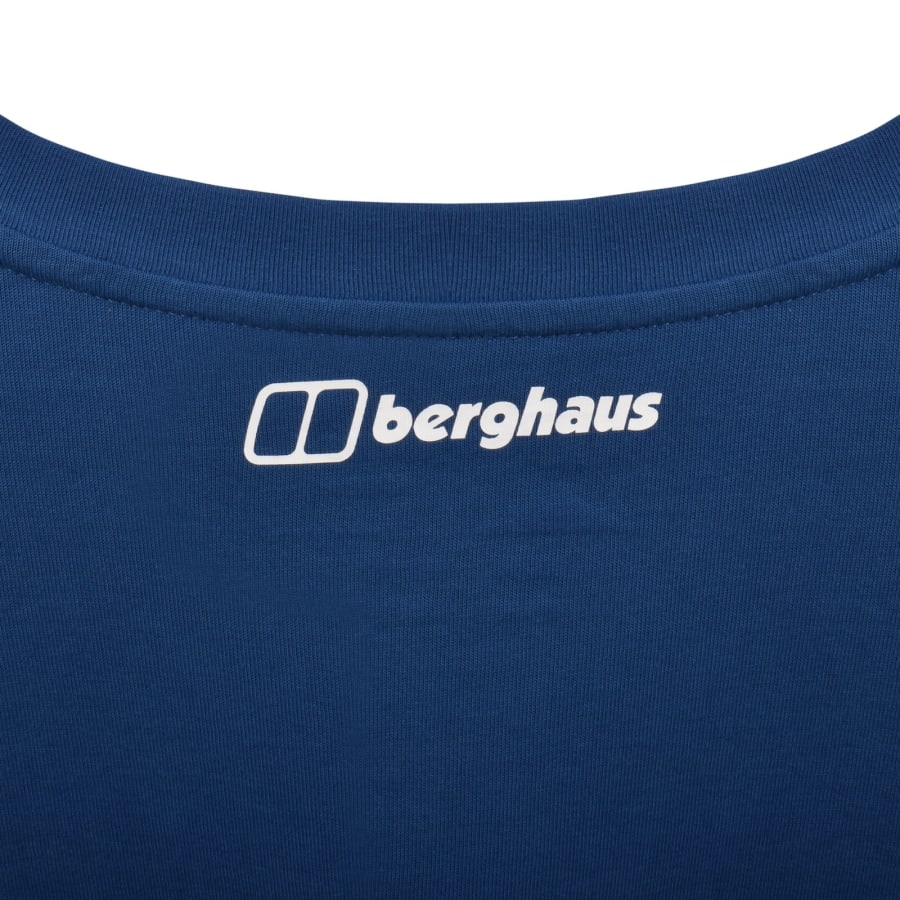 Image number 5 for Berghaus Sketched Blocks T Shirt Blue