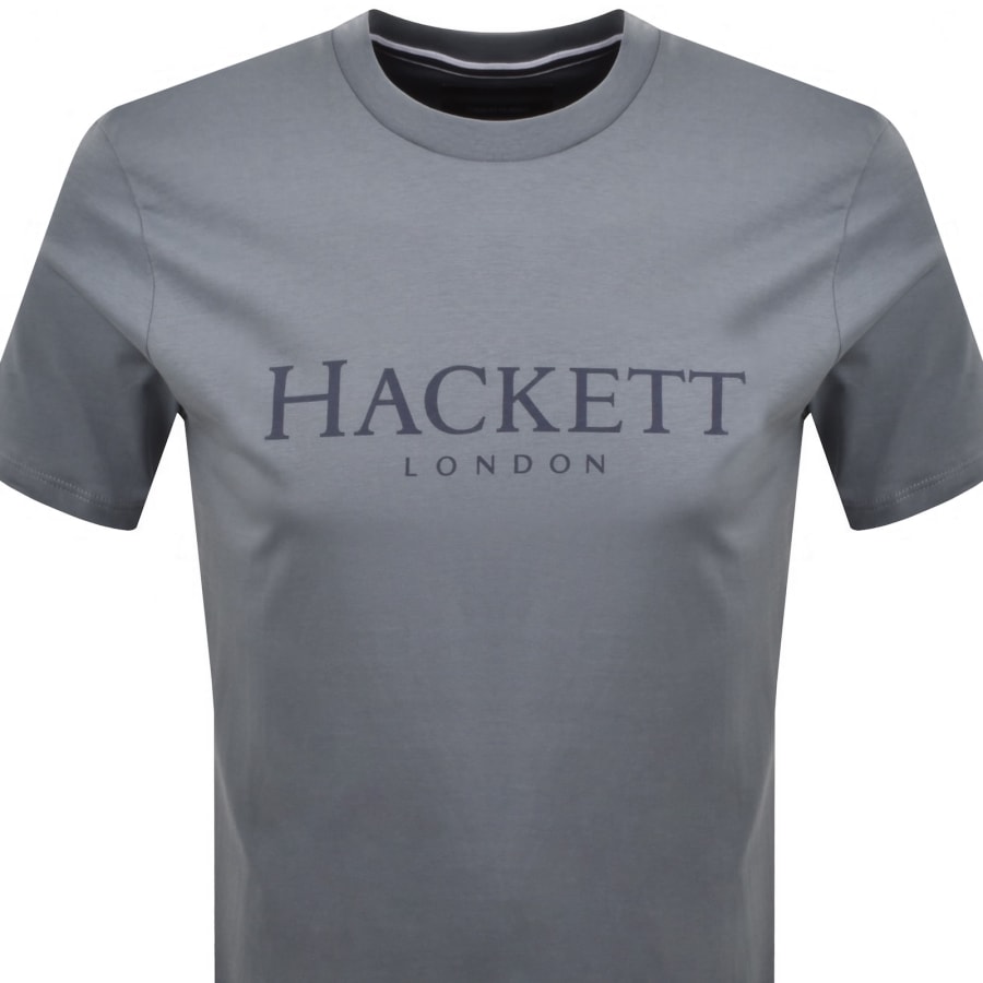 Image number 2 for Hackett Heritage Essential T Shirt Blue