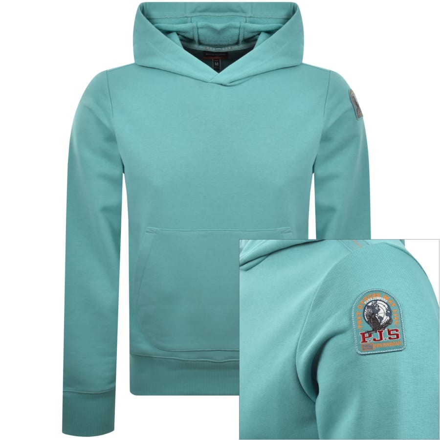Image number 1 for Parajumpers Everest Hoodie Blue