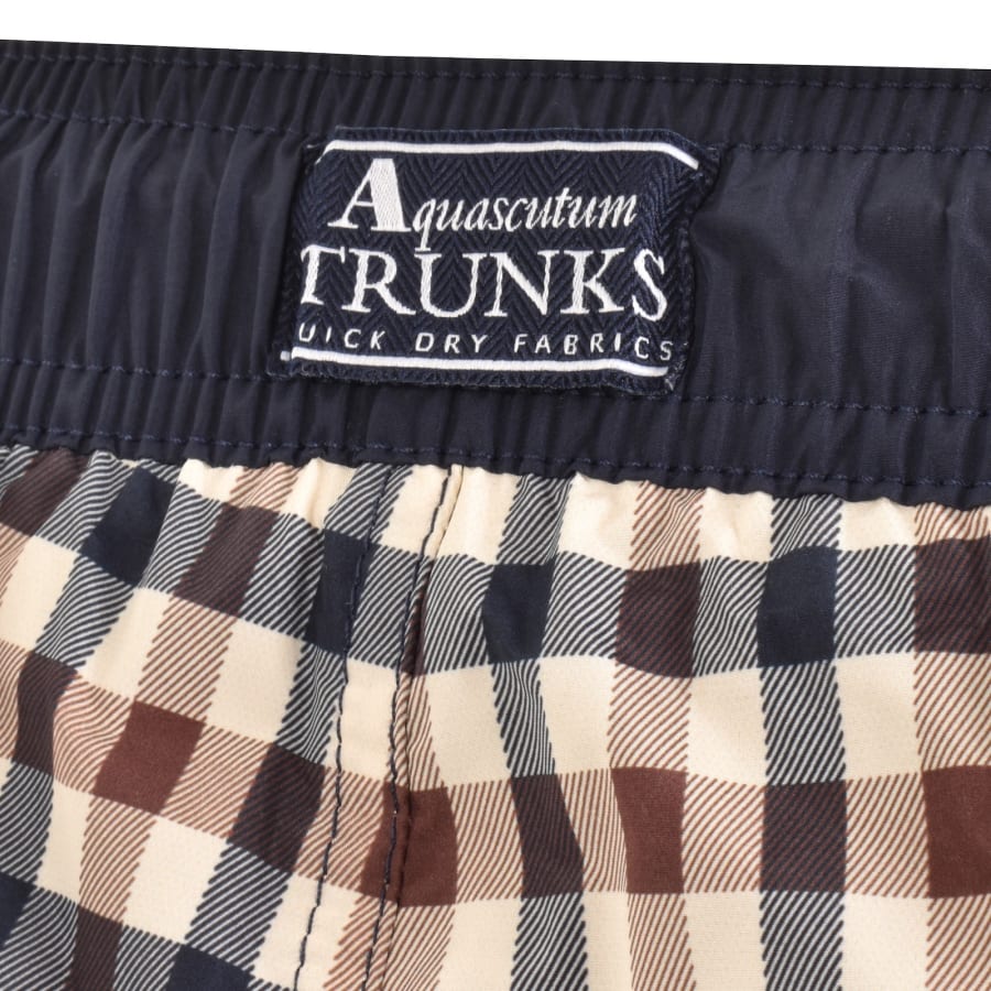Image number 3 for Aquascutum Iconic Volley Swim Shorts Navy