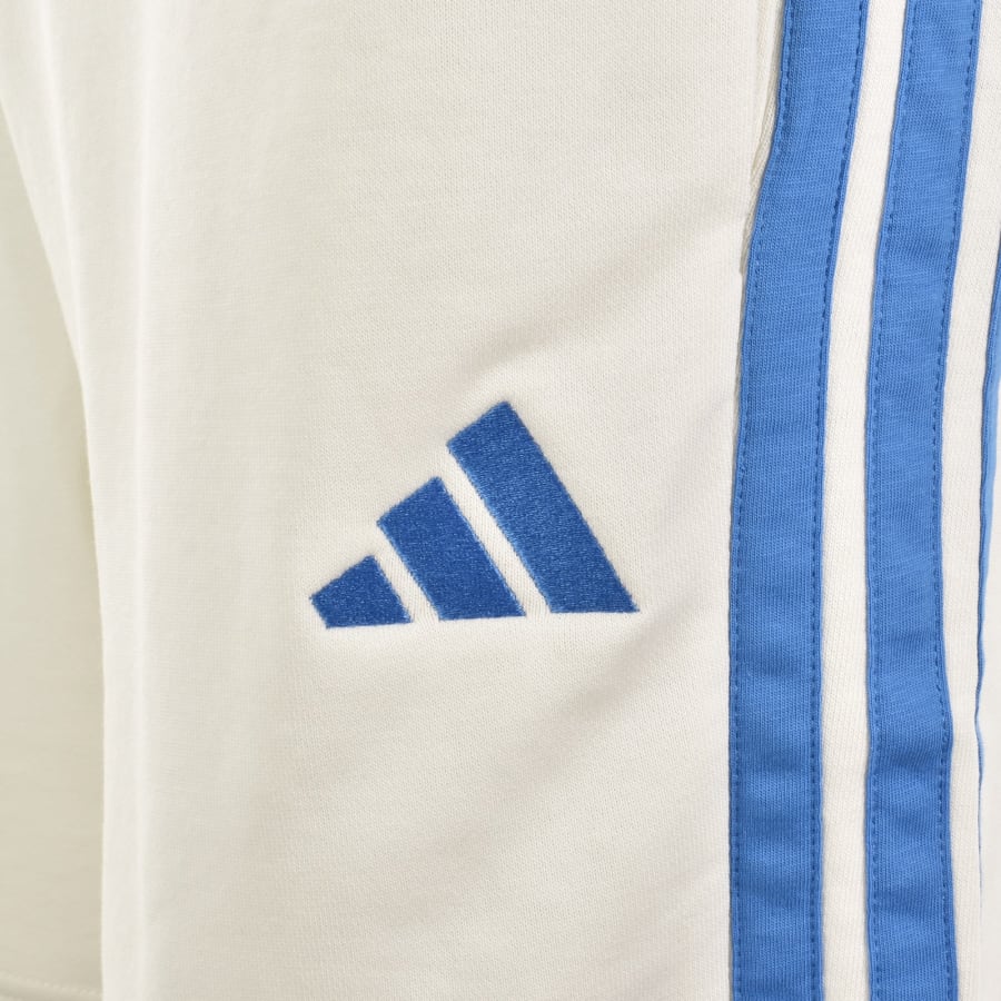 Image number 4 for adidas Sportswear 3 Stripe Shorts Off White