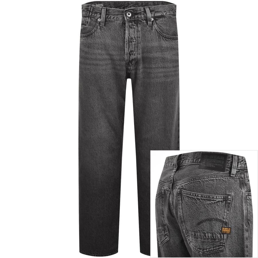 Image number 1 for G-Star Dakota Regular Straight Jeans Grey