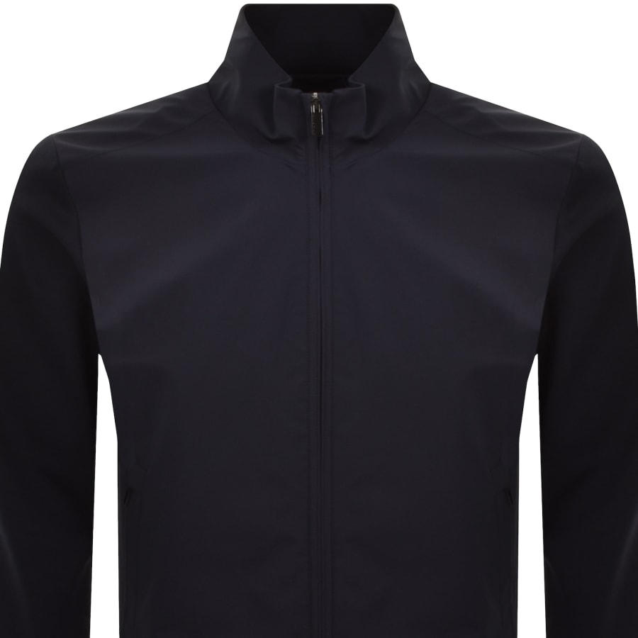 Image number 3 for Paul And Shark Full Zip Hybrid Sweatshirt Navy