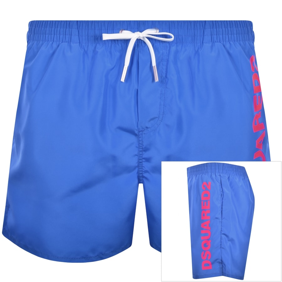 Image number 1 for DSQUARED2 Boxer Swim Shorts Blue