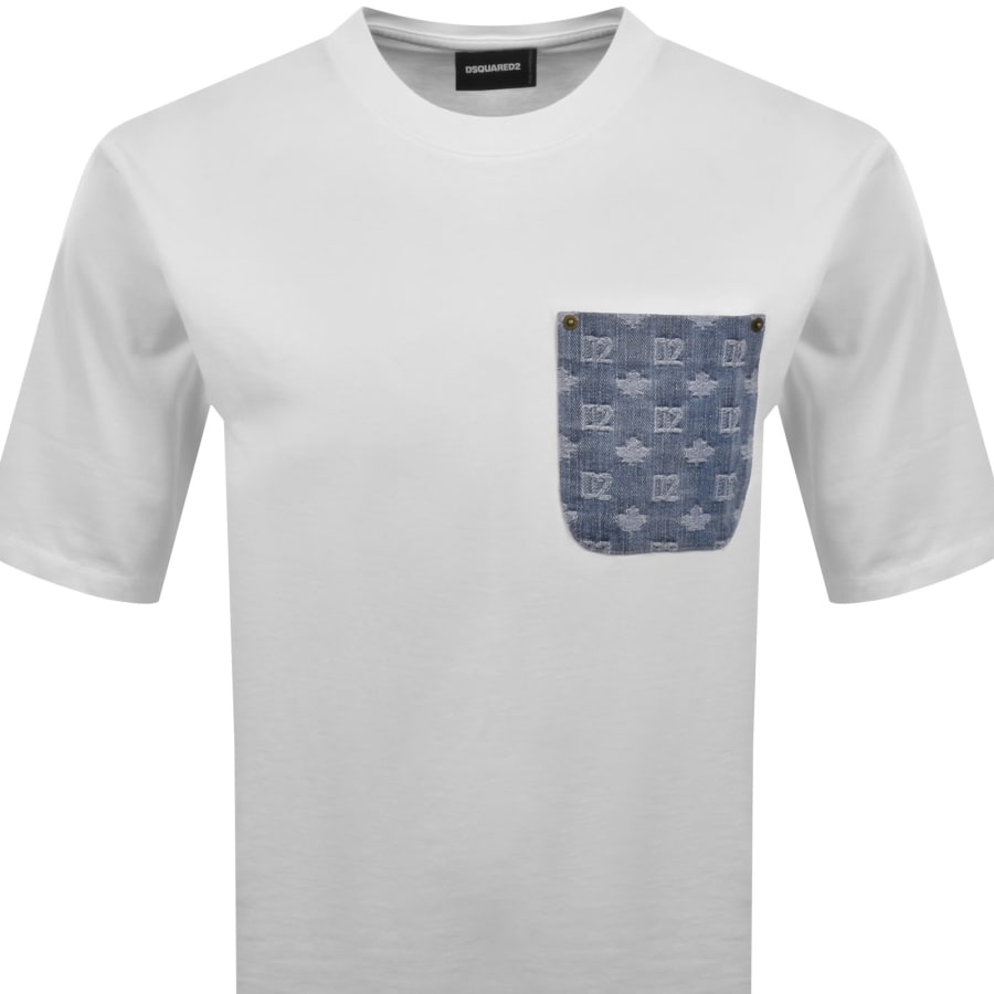 Image number 2 for DSQUARED2 Loose Fit T Shirt White