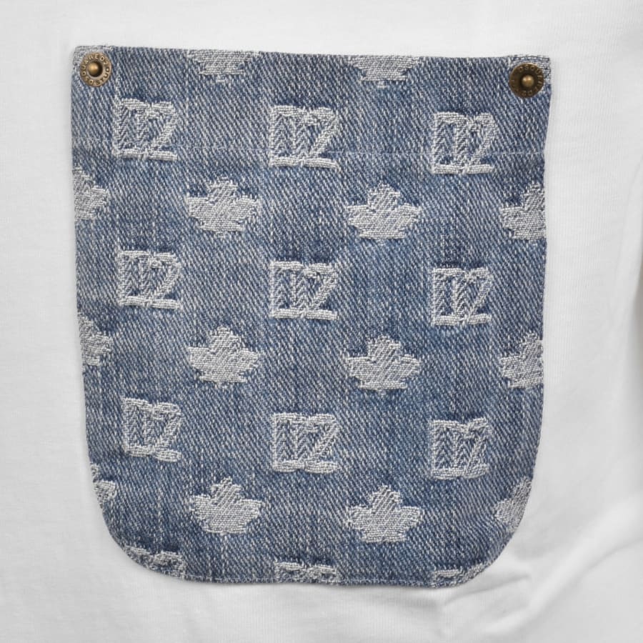 Image number 3 for DSQUARED2 Loose Fit T Shirt White