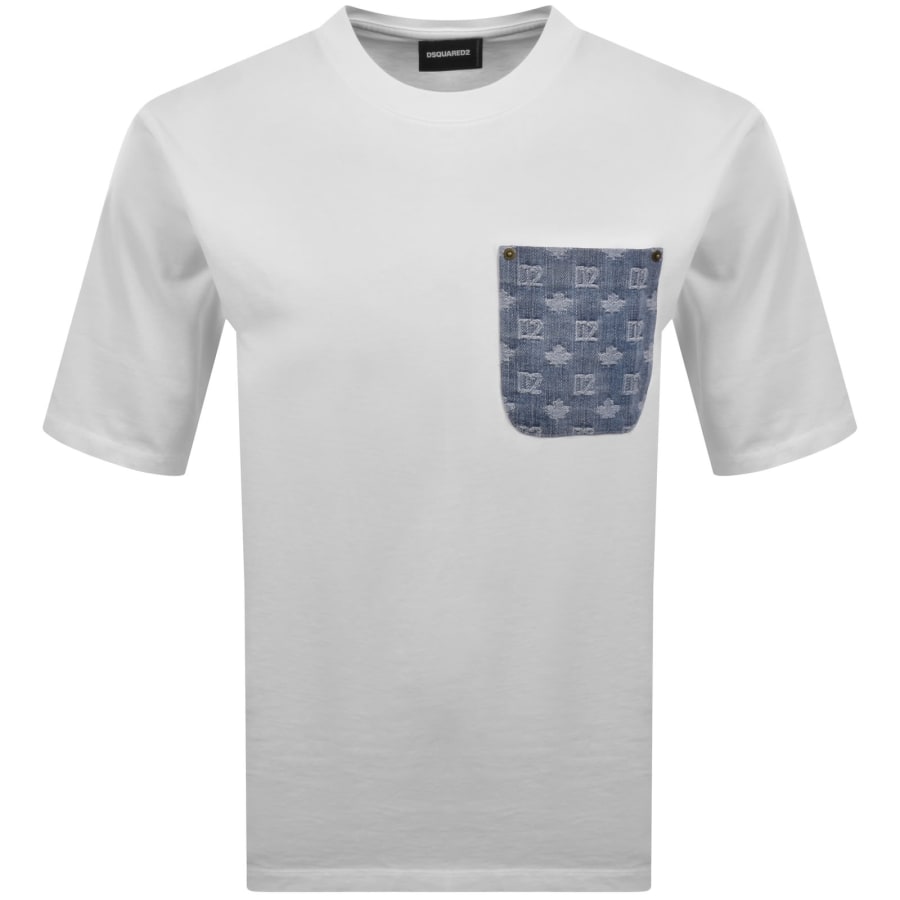 Image number 1 for DSQUARED2 Loose Fit T Shirt White