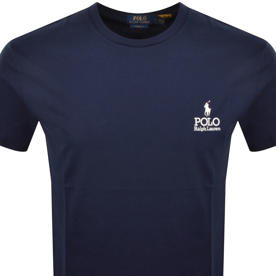 Image number 2 for Ralph Lauren Classic Fit T Shirt Navy