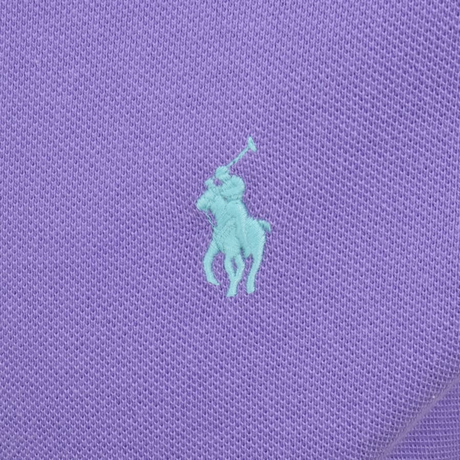Image number 3 for Ralph Lauren Custom Slim Fit Polo T Shirt Purple