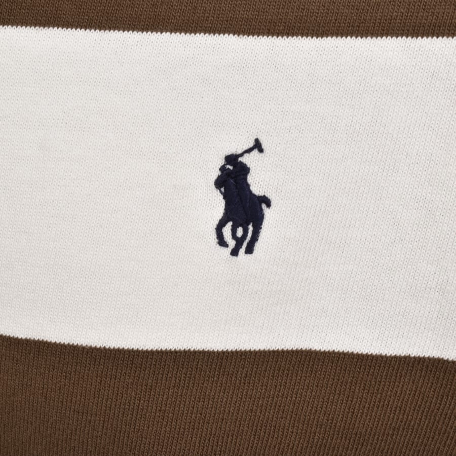 Image number 3 for Ralph Lauren Rugby Polo T Shirt Brown
