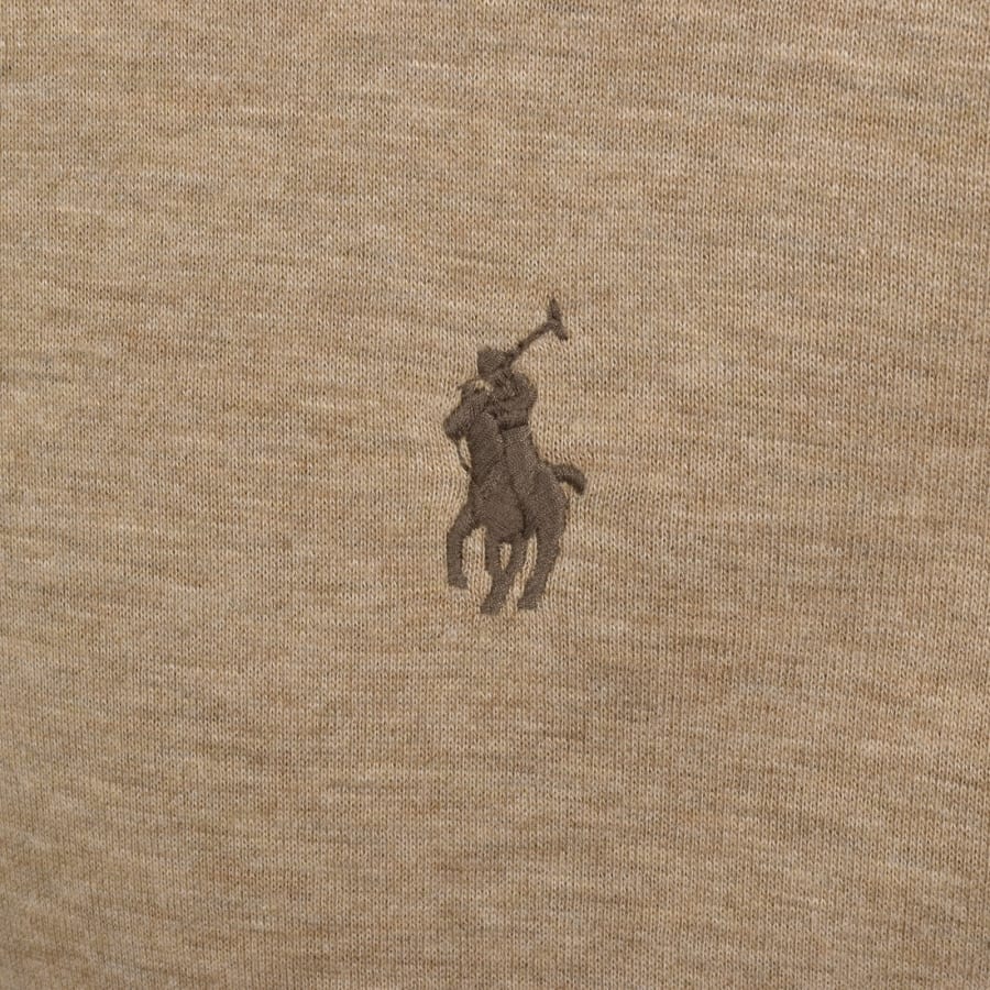 Image number 3 for Ralph Lauren Quarter Zip Sweatshirt Brown