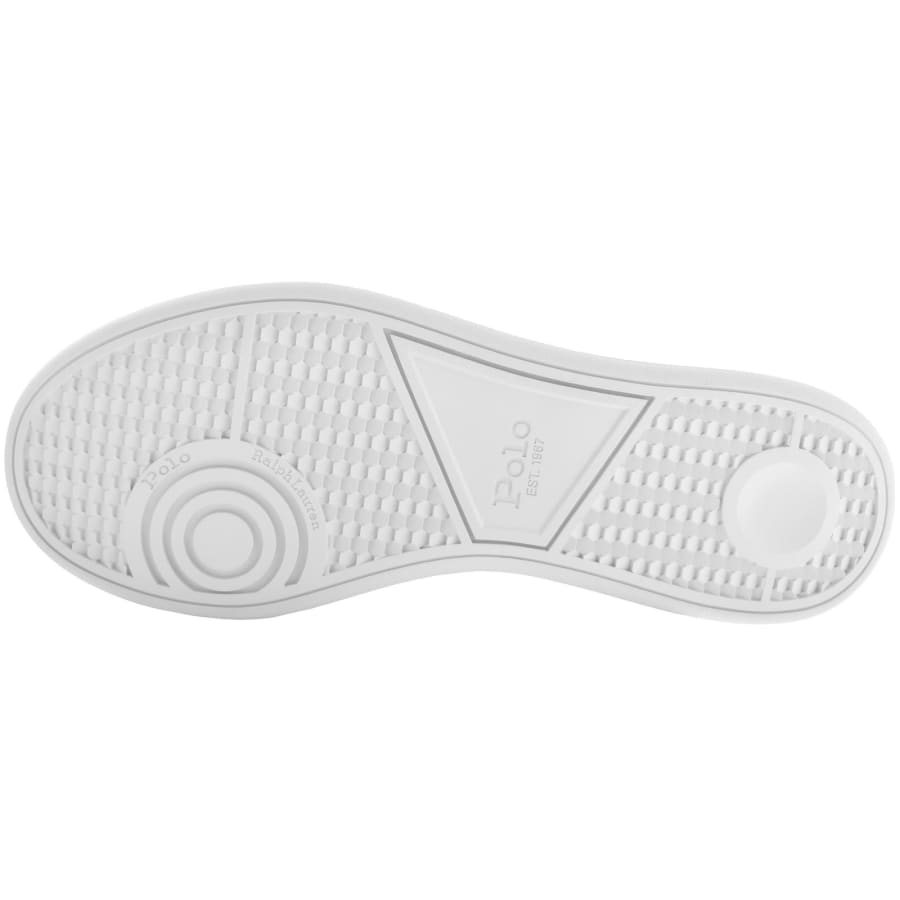 Image number 5 for Ralph Lauren Heritage Court Trainers Black