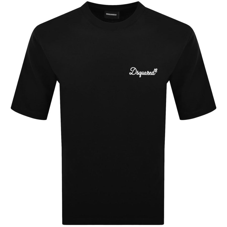 Image number 1 for DSQUARED2 Signature Loose Fit T Shirt Black