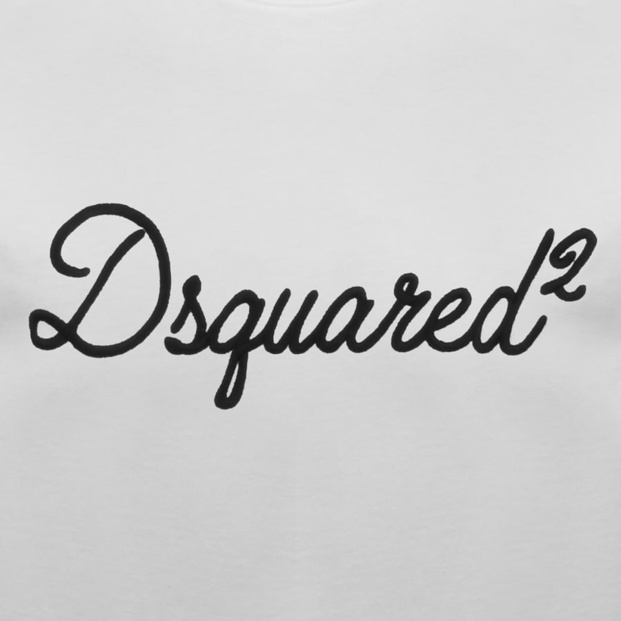 Image number 3 for DSQUARED2 Signature Loose Fit T Shirt White