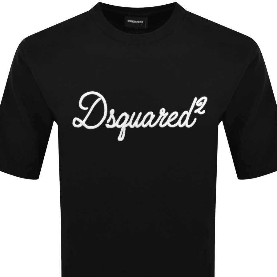Image number 2 for DSQUARED2 Signature Loose Fit T Shirt Black
