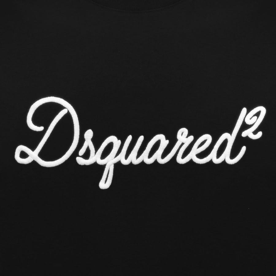 Image number 3 for DSQUARED2 Signature Loose Fit T Shirt Black