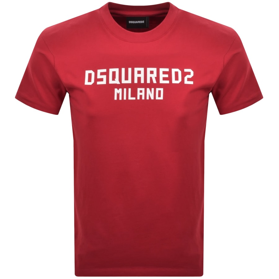 Image number 1 for DSQUARED2 Logo Cool Fit T Shirt Red