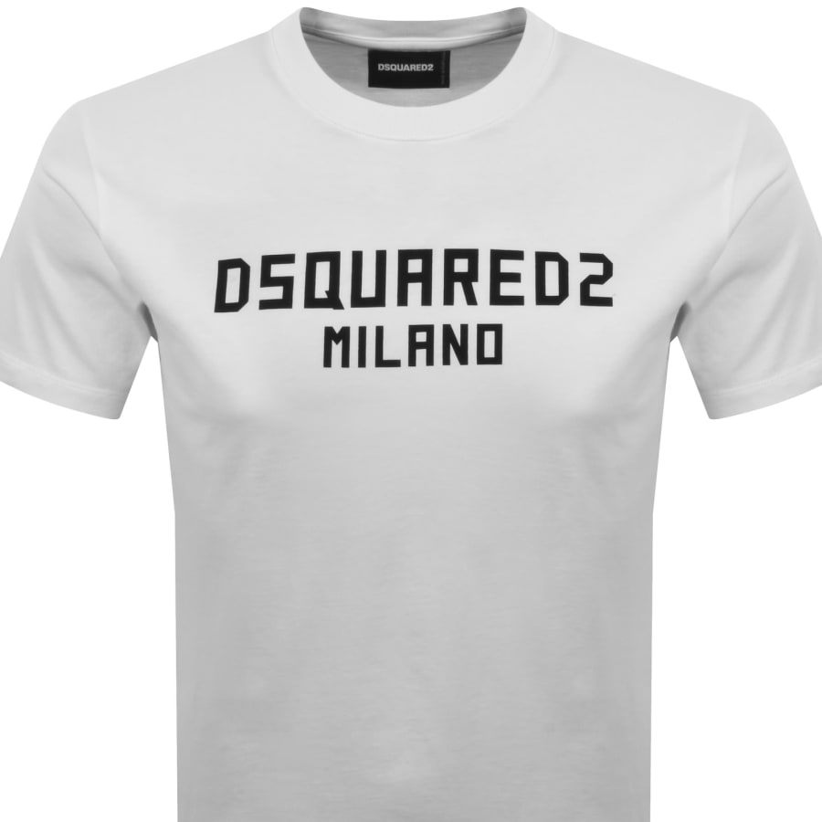 Image number 2 for DSQUARED2 Logo Cool Fit T Shirt White