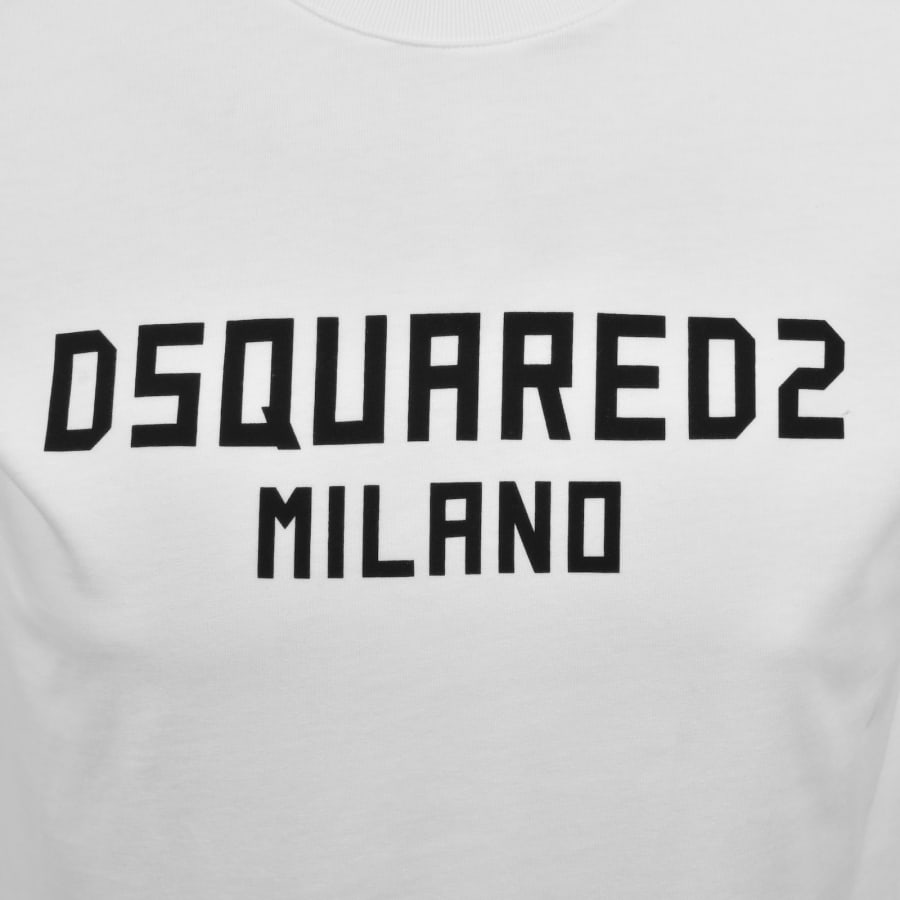 Image number 3 for DSQUARED2 Logo Cool Fit T Shirt White