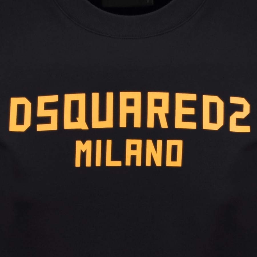 Image number 3 for DSQUARED2 Logo Cool Fit T Shirt Navy